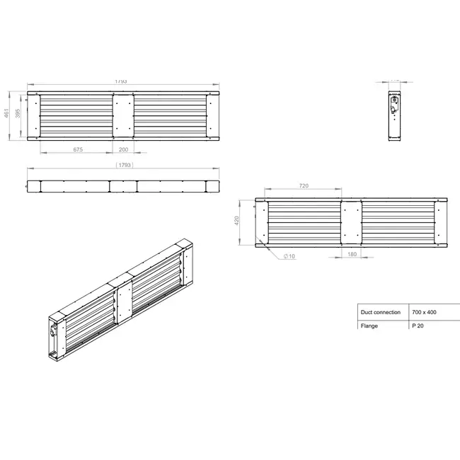 Motor afsluitklep met 3-punts sturing voor ETA K / PHE 3500 F - MAK F E 05 3P