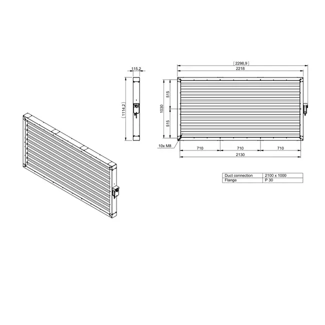Motor afsluitklep met veerterugloop voor ROTO K / RHE 20000 H - MAK ROTO K 20000 H FR