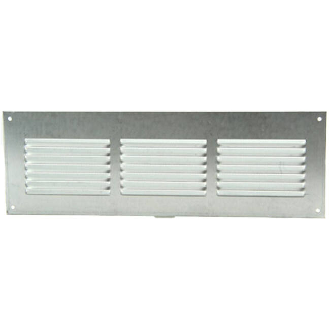 Metalen rechthoekige sleuf rooster 300x100 zink - MR3010ZN