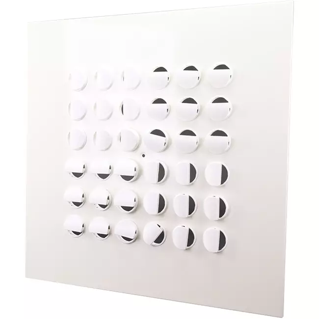Multinozzle plafondrooster 596x596mm - MN24 RAL 9016