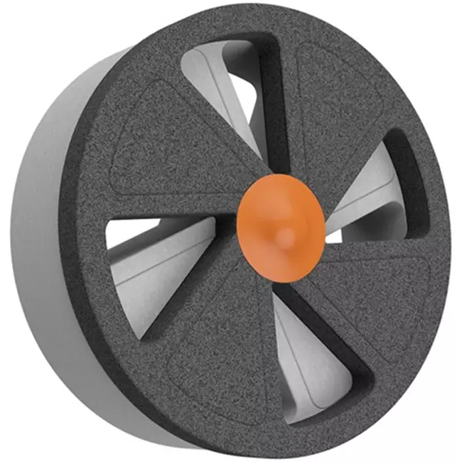 Ergovent instucbaar frameloos ventilatieventiel rond 100 mm