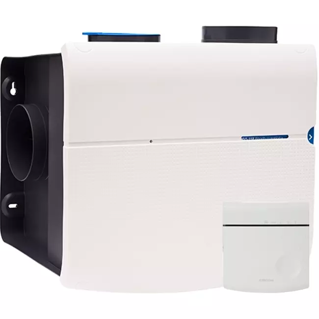 Orcon MVS-15RH CO2B 550 m³/h + vochtsensor + CO2 bedieningssensor - randaarde stekker