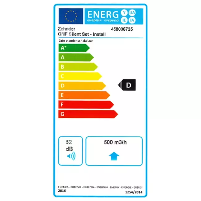 Zehnder ComfoFan Silent Limited Pakket 300 m³/h + RFT bediening +  4 ventielen - randaarde stekker