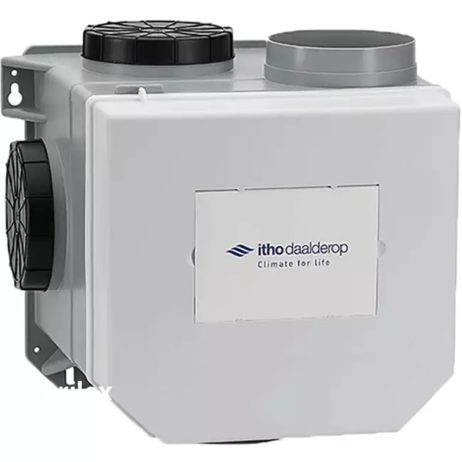 Itho Daalderop CVE-S ECO Optima Inside High Performance Pakket HP 415 m³/h + vochtsensor + CO2 sensor + RFT-N Auto bediening + 4 ventielen - perilex stekker