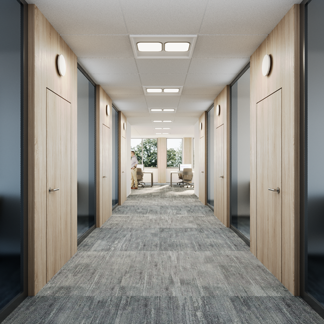 Overstroomrooster met geluidsdemping – 160 mm XL – RAL 9003
