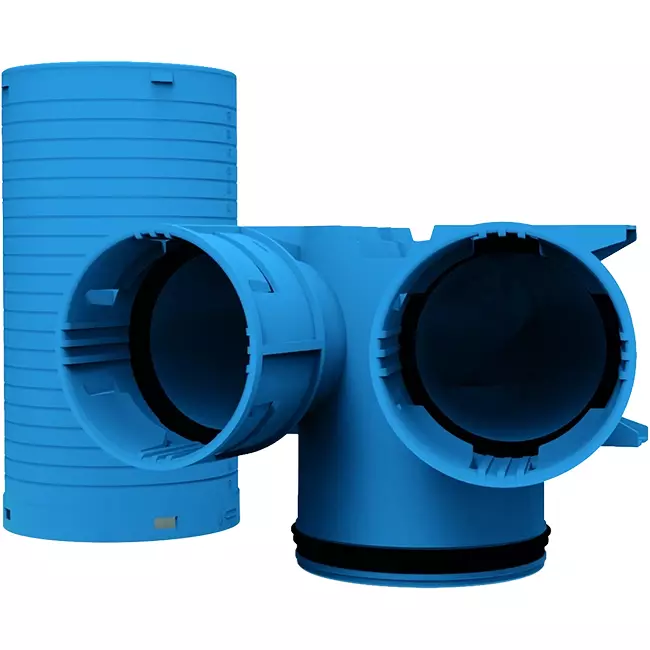 Vent-Axia Uniflexplus ventielcollector 2 x Ø90 mm - Ø125 mm