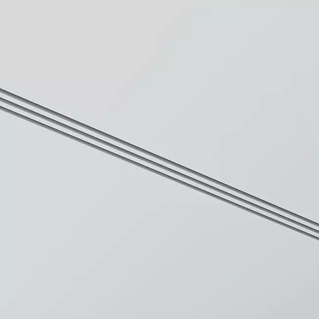 Ergovent instucbaar frameloos lijnrooster 1000 mm met aansluitdiameter 150 mm - airconditioning - 3 sleuven