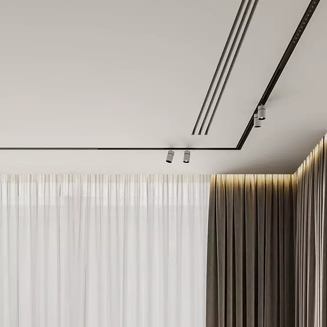 Ergovent instucbaar frameloos lijnrooster 1000 mm met aansluitdiameter 150 mm - airconditioning - 3 sleuven
