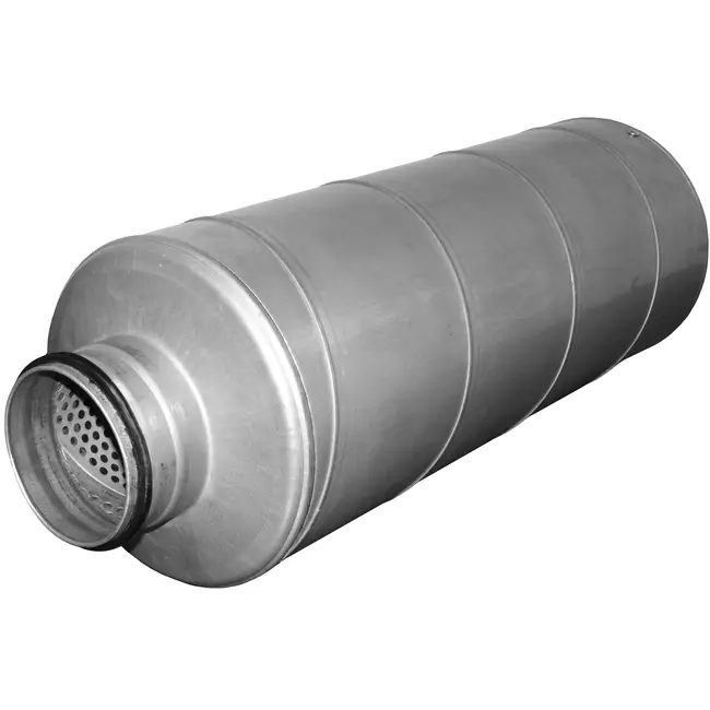 Spiro-SAFE geluiddemper diameter 160 mm - lengte 900 mm (50 mm isolatie)