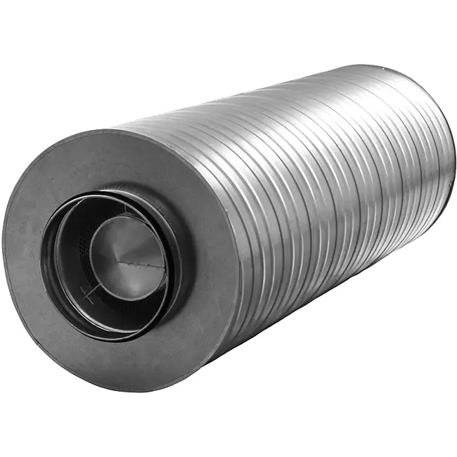 Spiro-SAFE premium geluiddemper diameter 315 mm - lengte 1200 mm met kern (100 mm isolatie)