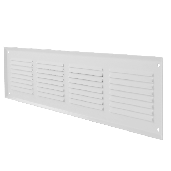 Wandrooster 500x100mm aluminium - RAL9016