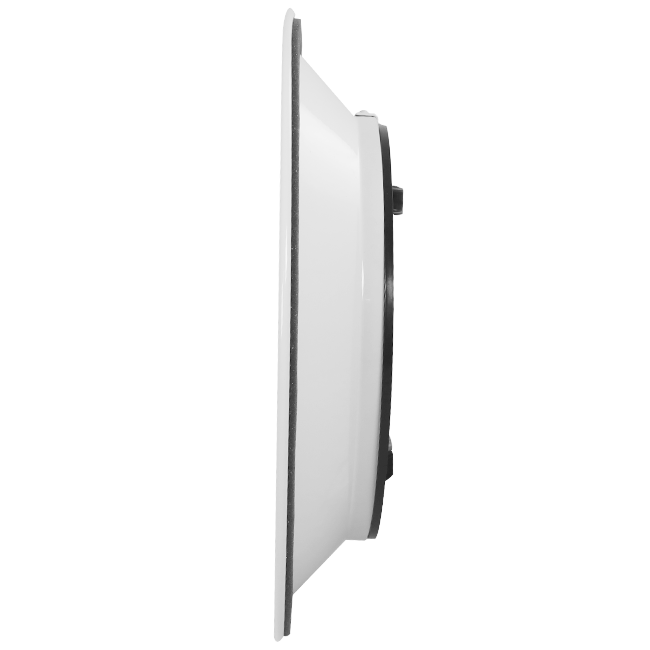 Plafondrooster rond met vast patroon Ø 150 mm - RAL9016