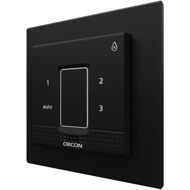 Afdekkap zwart voor Orcon vocht inbouw bedieningssensor 15RF