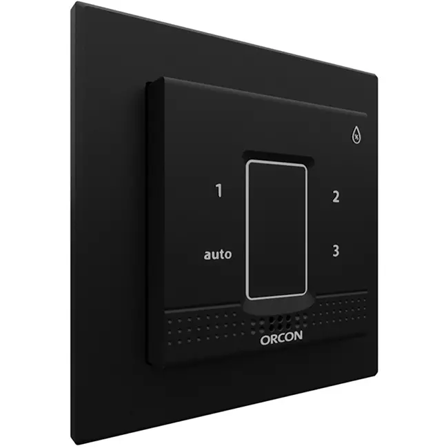 Afdekkap zwart voor Orcon vocht inbouw bedieningssensor 15RF