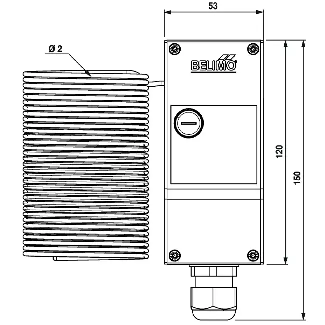 Belimo vorstbewaking SPDT - AR - 6 meter - 01ATS-1050B
