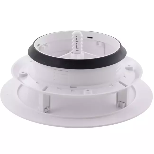 ClimaConnect Design ventiel rond Ø 125 mm - wit