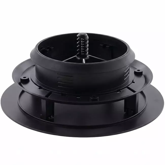 ClimaConnect Design ventiel rond Ø 125 mm - zwart