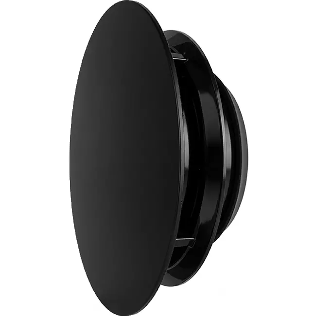 ClimaConnect Design ventiel rond Ø 125 mm - zwart