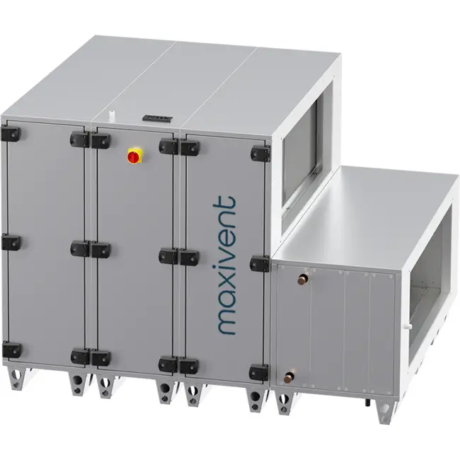 Maxivent WTW luchtbehandelingkasten met warmtewiel 7600 m3/h met DX-batterij horizontaal rechts - RHE 7600 H ODJR T 02