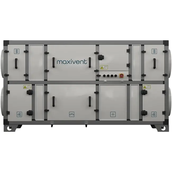 Maxivent WTW luchtbehandelingskast met tegenstroomwisselaar 1200 m³/u horizontaal links - M4512