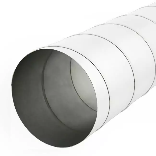 Spirobuis Ø 80 mm L=1500 mm - sendzimir verzinkt - RAL9010