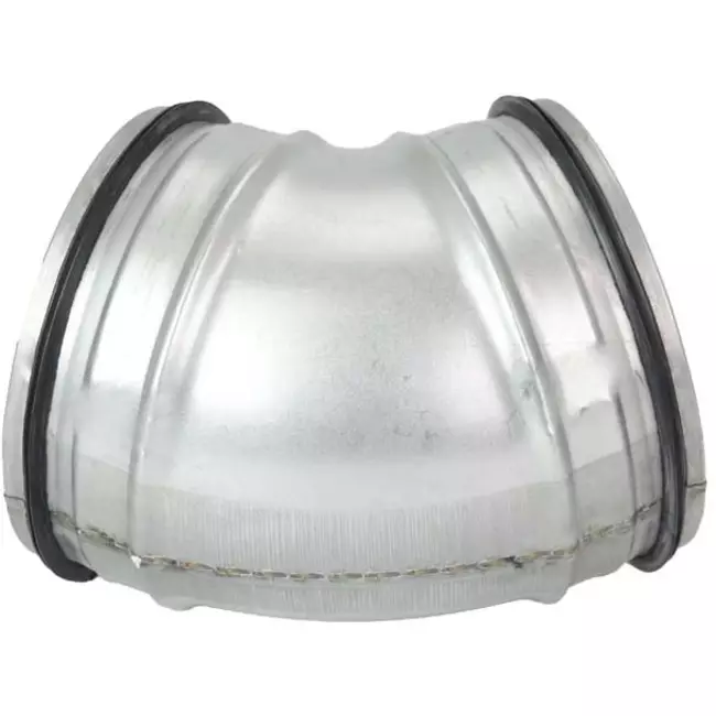 Korte ronde spiro bocht 45° Ø 125mm voor spirobuis