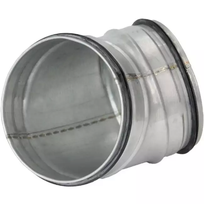 Korte ronde spiro bocht 45° Ø 125mm voor spirobuis