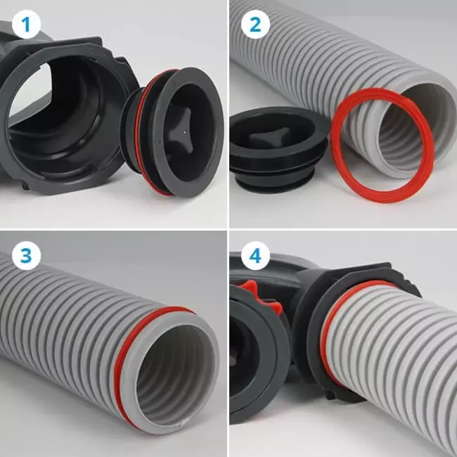 Heatpex Aria centraal verbindingsstuk voor luchtverdeelbox (125/160/200 mm)
