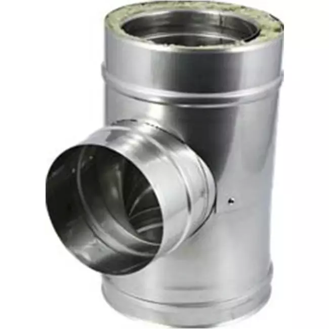 DW diameter 300 mm (300/350) T-stuk T90 EW I316L/I304 (D0,5/0,6)