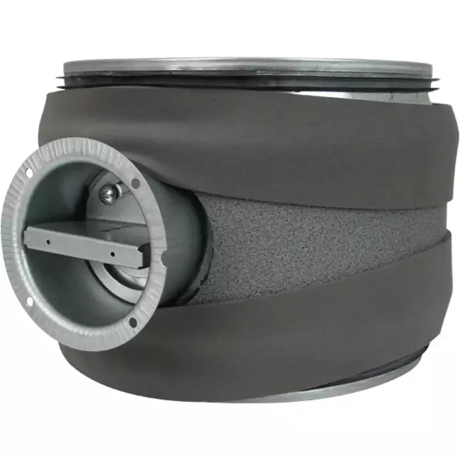 Thermoduct 9 mm handbediende regelklep diameter 160 mm geïsoleerd