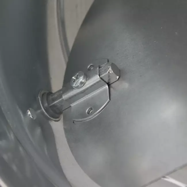 Thermoduct 9 mm handbediende regelklep diameter 160 mm geïsoleerd