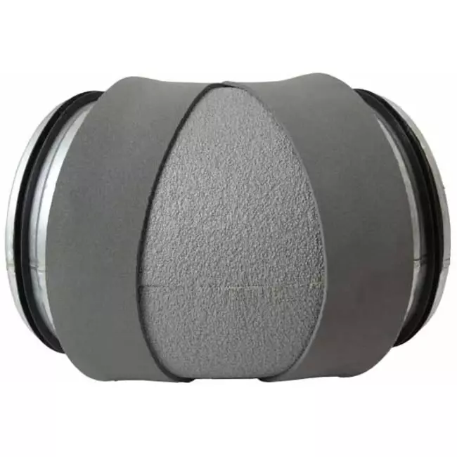 Thermoduct 13mm bocht diameter 250 mm 45 graden geisoleerd