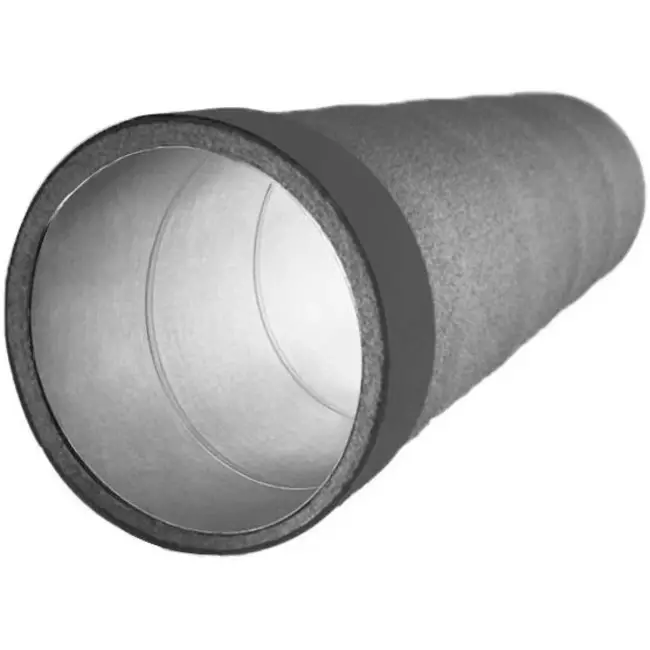 Thermoduct geïsoleerde spirobuis - diameter 160 mm - 1000 mm - 9 mm isolatielaag