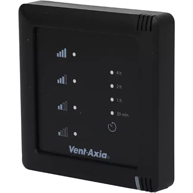 Vent-Axia Multihome RFT 4-standenschakelaar 230V zwart - SSU-RZ