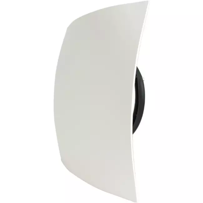 Vasco design plafond- of wandventiel luxe vierkant gebogen (incl. smiley)
