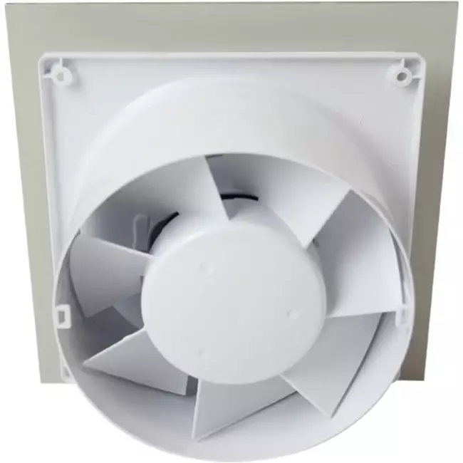 Air Roxy badkamerventilator met aansluitdiameter 100 mm met timer en vertraagde start - front goud aluminium