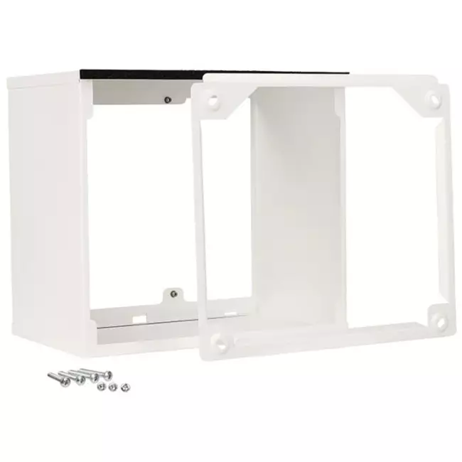 Verlengstuk Air 70 wit RAL9010 - muurdikte 450-500 mm