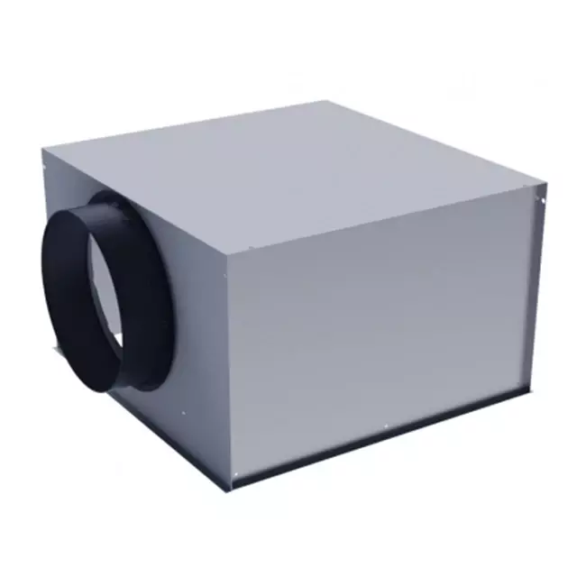 Ongeïsoleerde plenum voor vierkante wervelroosters 394x394 mm (WP100S)