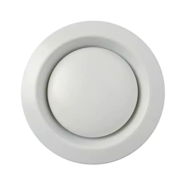 Zehnder Ventilatie afvoer ventielen metaal 125mm wit - STB 2-125