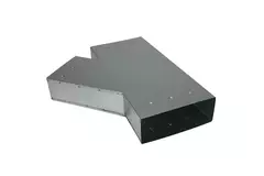 T-stuk 45 graden 220x80 mm - 170x80 mm tbv instortkanaal