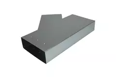 T-stuk 45 graden 220x80 mm - 170x80 mm tbv instortkanaal