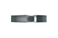 T-stuk 45 graden 220x80 mm - 170x80 mm tbv instortkanaal