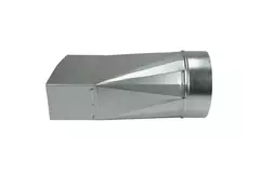 Verloopstuk 170x80 mm naar diameter 150 mm tbv instortkanaal
