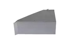 Zijaansluiting 170x80 mm 45 graden voor rechthoekig instortkanaal