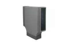 Thermoduct T-stuk 90 graden 220x80 - 170x80 tbv instortkanaal