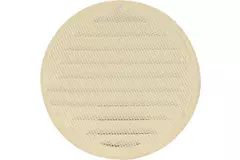 Metalen ventilatierooster rond Ø125 mm beige - MR125Y - RAL1015