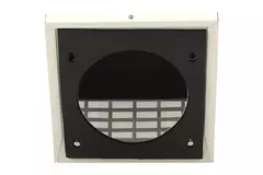 Afdekkap WTW HRU wall Ø150 - RAL9010