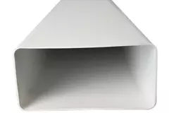 Rechthoekig kunststof ventilatiekanaal 110x55 lengte= 0.5 meter - K-0.5