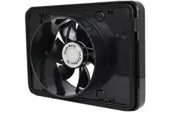 Vent-Axia Lo-Carbon iQ platte design badkamerventilator ZWART Ø 100 - 125 mm