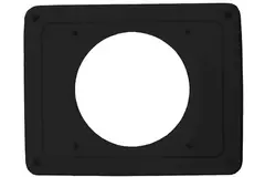 Vent-Axia Lo-Carbon iQ platte design badkamerventilator ZWART Ø 100 - 125 mm